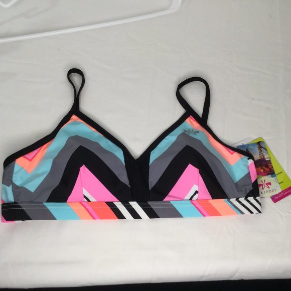 ZXSport Other - ZXSPORT Bikini Top Multicolor UPF 30+ SIze  XL NWT